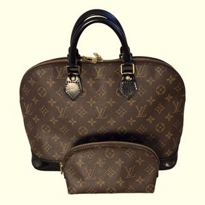Authentic Louis Vuitton Monogram Alma PM Bag